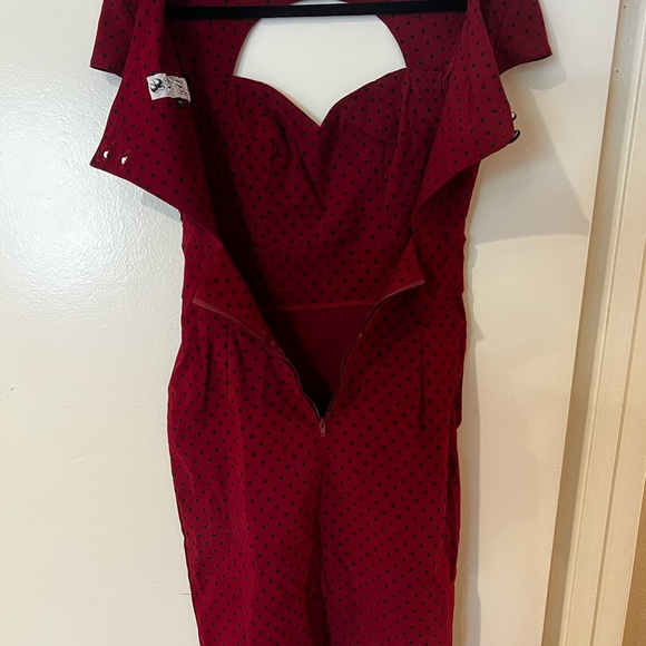 HELL BUNNY VIXEN SWEETHEART DRESS SIZE M - Picture 11 of 12